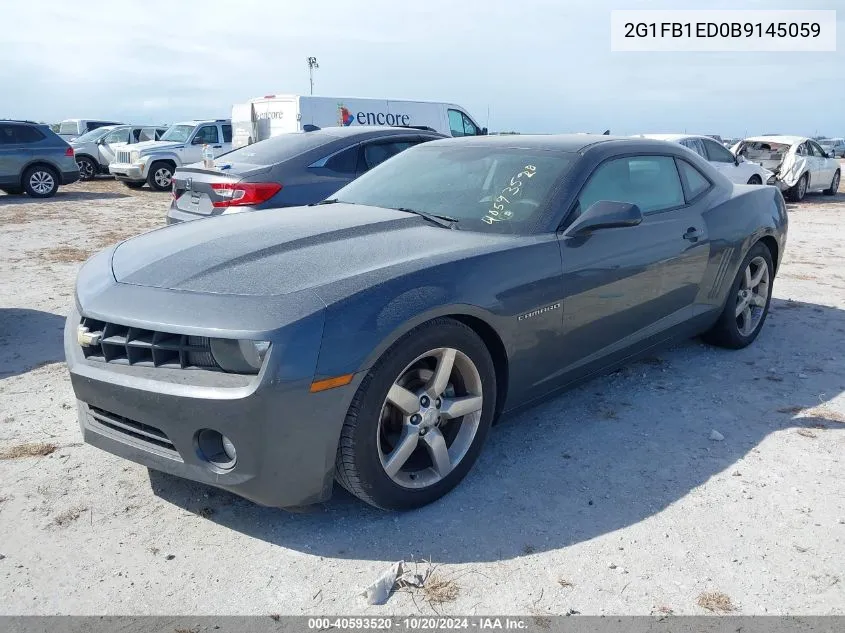 2011 Chevrolet Camaro Lt VIN: 2G1FB1ED0B9145059 Lot: 40593520