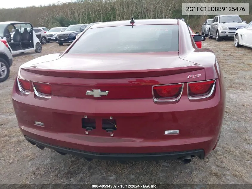 2011 Chevrolet Camaro 2Lt VIN: 2G1FC1ED8B9125476 Lot: 40594907