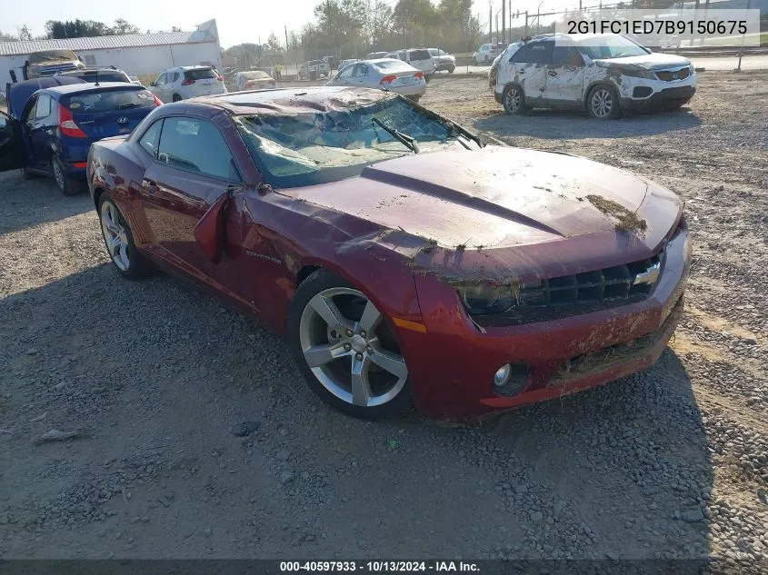 2G1FC1ED7B9150675 2011 Chevrolet Camaro 2Lt