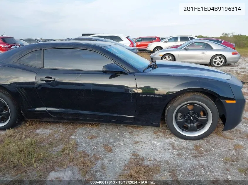 2011 Chevrolet Camaro 1Ls VIN: 2G1FE1ED4B9196314 Lot: 40617813