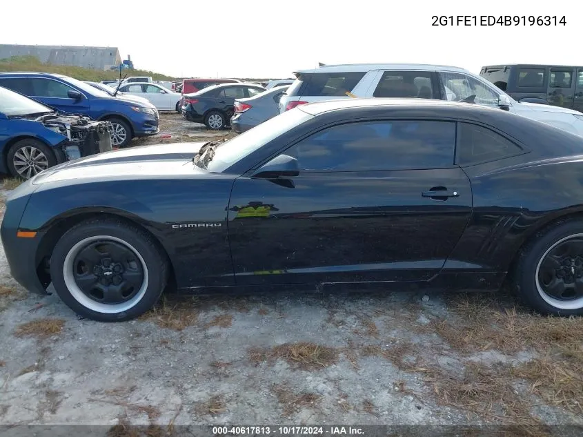 2011 Chevrolet Camaro 1Ls VIN: 2G1FE1ED4B9196314 Lot: 40617813