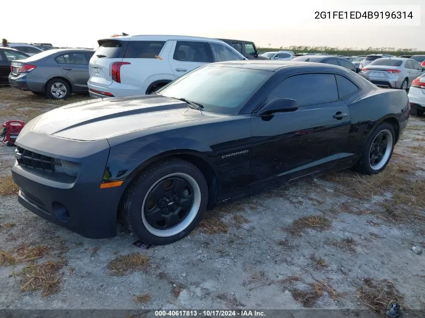 2011 Chevrolet Camaro 1Ls VIN: 2G1FE1ED4B9196314 Lot: 40617813