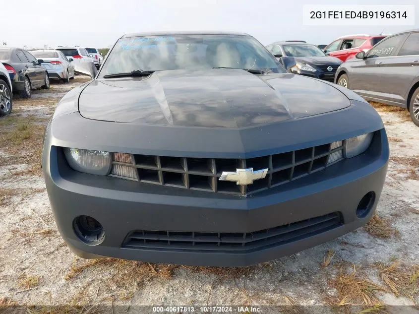 2011 Chevrolet Camaro 1Ls VIN: 2G1FE1ED4B9196314 Lot: 40617813