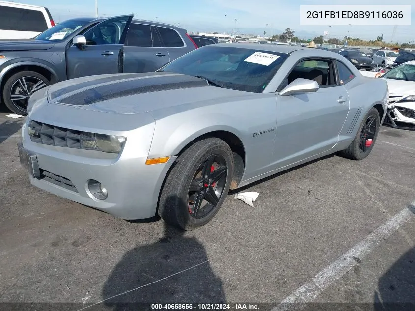 2011 Chevrolet Camaro 1Lt VIN: 2G1FB1ED8B9116036 Lot: 40658655