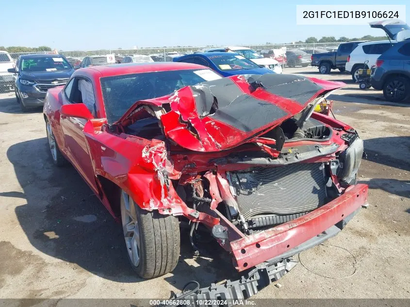 2G1FC1ED1B9106624 2011 Chevrolet Camaro 2Lt