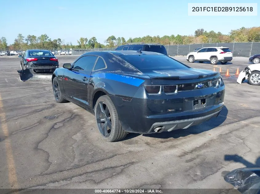 2011 Chevrolet Camaro 2Lt VIN: 2G1FC1ED2B9125618 Lot: 40664774