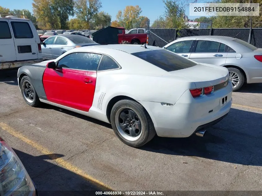 2011 Chevrolet Camaro 1Ls VIN: 2G1FE1ED0B9154884 Lot: 40665938