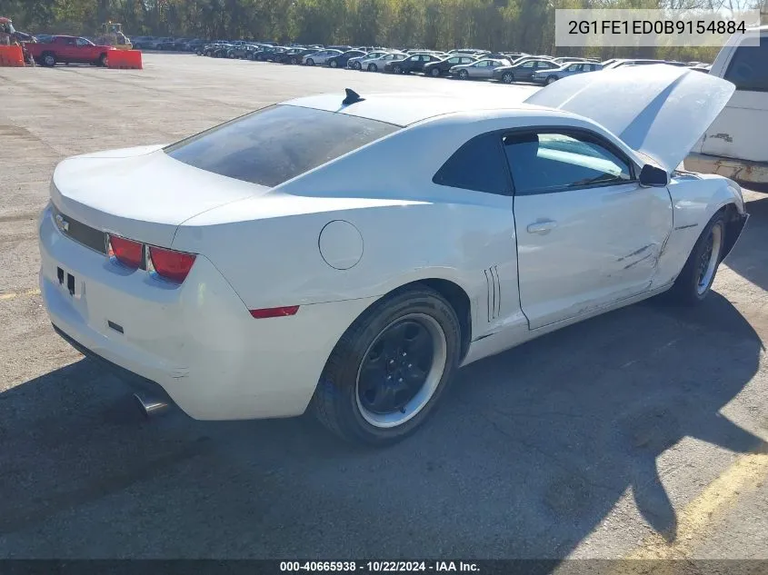 2011 Chevrolet Camaro 1Ls VIN: 2G1FE1ED0B9154884 Lot: 40665938