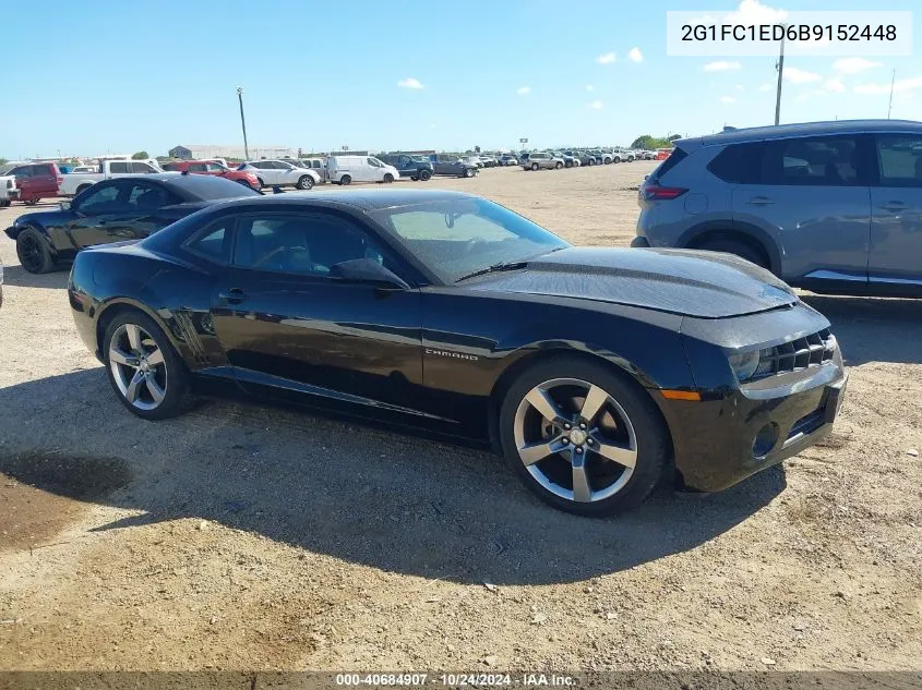 2G1FC1ED6B9152448 2011 Chevrolet Camaro 2Lt