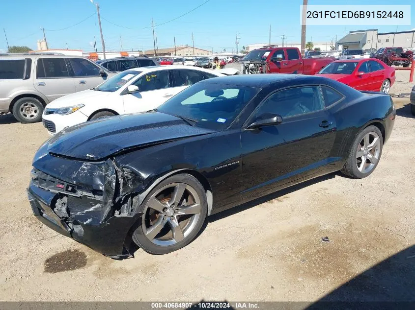 2G1FC1ED6B9152448 2011 Chevrolet Camaro 2Lt