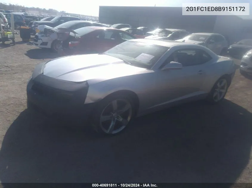 2G1FC1ED8B9151172 2011 Chevrolet Camaro 2Lt