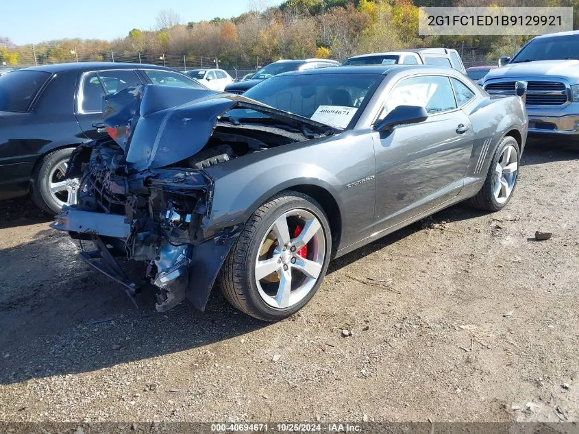 2G1FC1ED1B9129921 2011 Chevrolet Camaro 2Lt