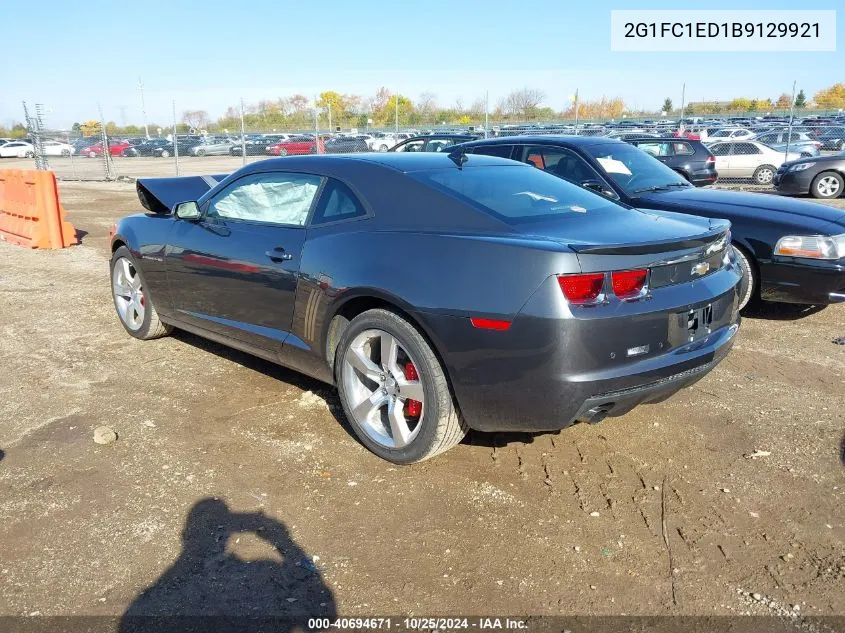 2011 Chevrolet Camaro 2Lt VIN: 2G1FC1ED1B9129921 Lot: 40694671