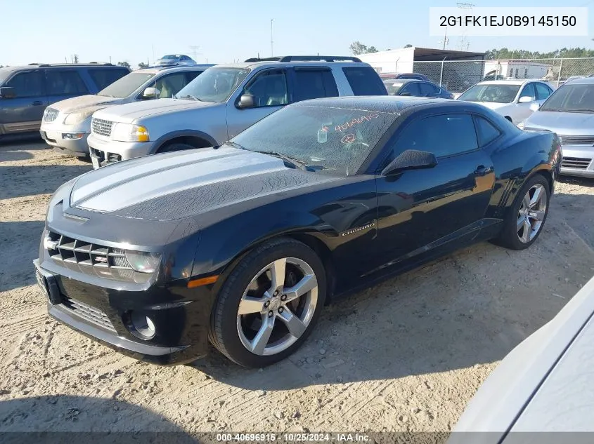 2011 Chevrolet Camaro 2Ss VIN: 2G1FK1EJ0B9145150 Lot: 40696915