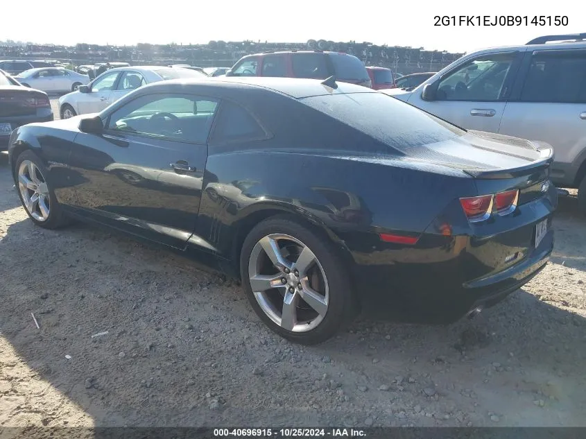 2011 Chevrolet Camaro 2Ss VIN: 2G1FK1EJ0B9145150 Lot: 40696915