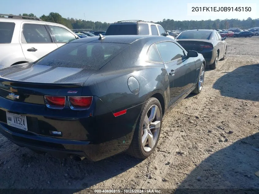 2011 Chevrolet Camaro 2Ss VIN: 2G1FK1EJ0B9145150 Lot: 40696915