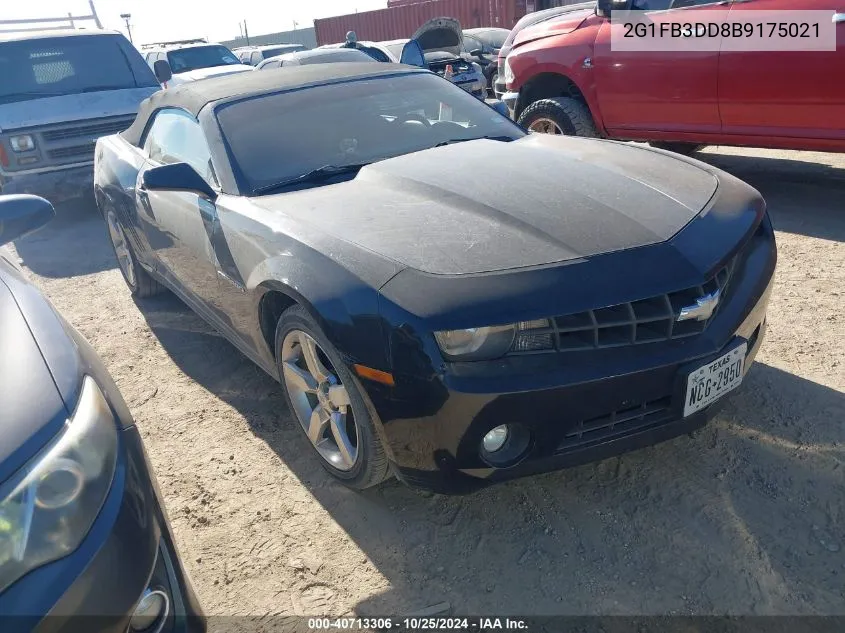 2011 Chevrolet Camaro 1Lt VIN: 2G1FB3DD8B9175021 Lot: 40713306