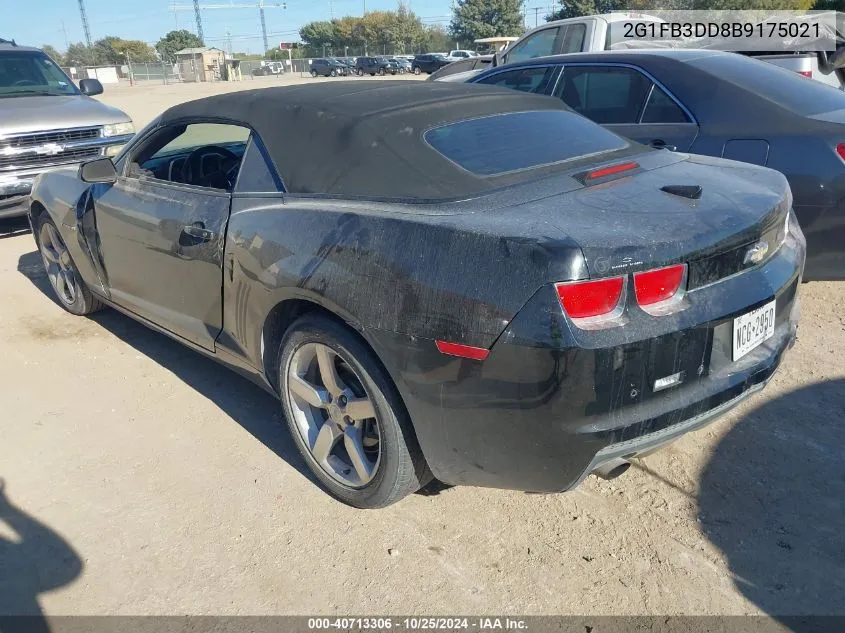 2G1FB3DD8B9175021 2011 Chevrolet Camaro 1Lt