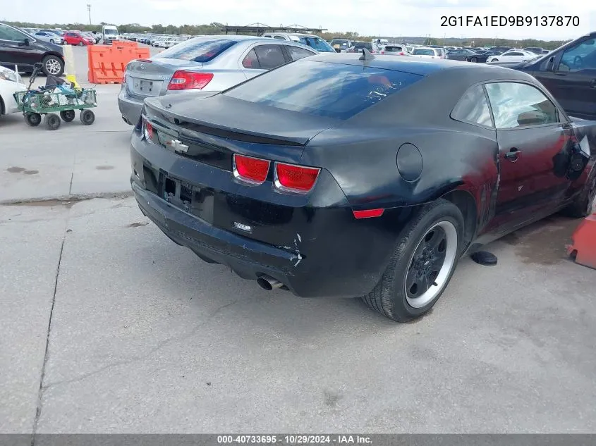 2011 Chevrolet Camaro 2Ls VIN: 2G1FA1ED9B9137870 Lot: 40733695