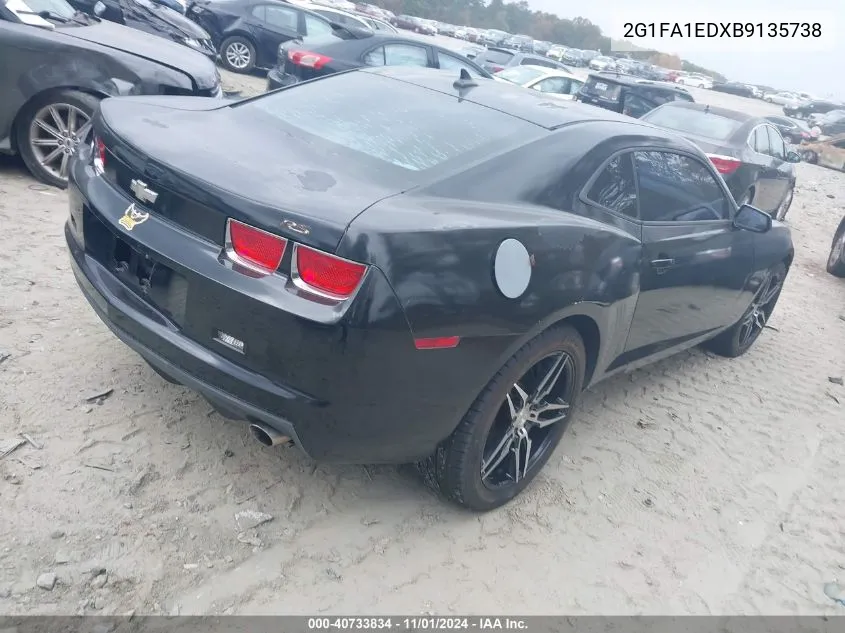 2011 Chevrolet Camaro 2Ls VIN: 2G1FA1EDXB9135738 Lot: 40733834