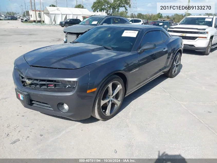 2011 Chevrolet Camaro 2Lt VIN: 2G1FC1ED6B9133270 Lot: 40751194