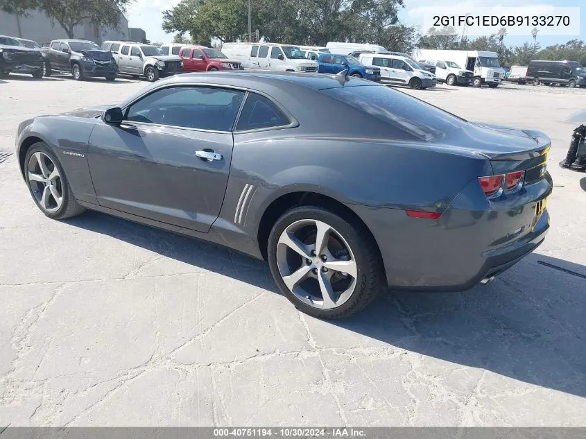 2011 Chevrolet Camaro 2Lt VIN: 2G1FC1ED6B9133270 Lot: 40751194