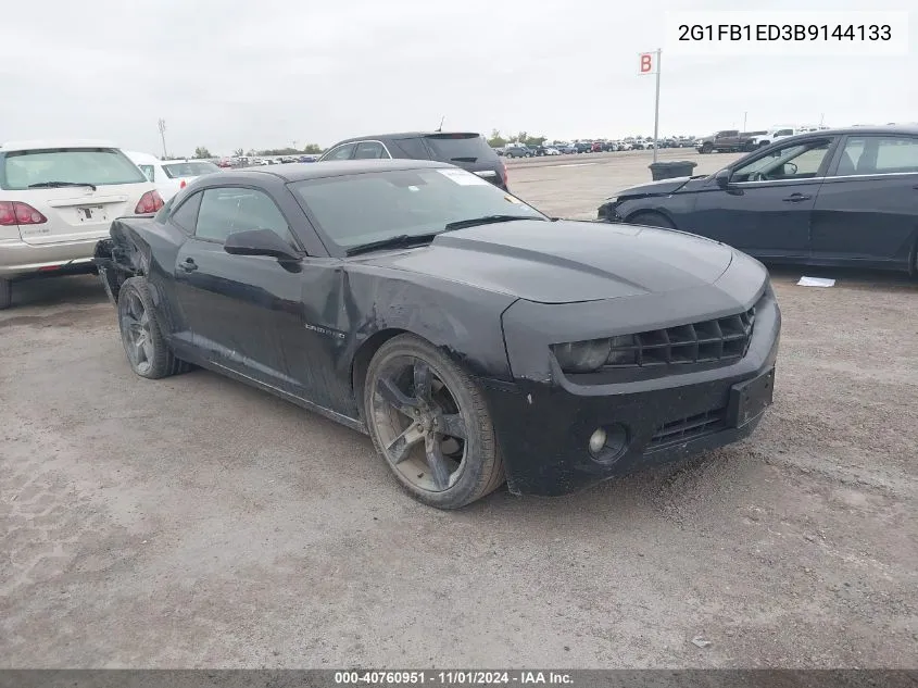 2011 Chevrolet Camaro 1Lt VIN: 2G1FB1ED3B9144133 Lot: 40760951