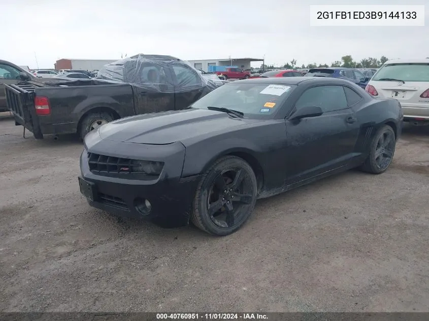 2011 Chevrolet Camaro 1Lt VIN: 2G1FB1ED3B9144133 Lot: 40760951