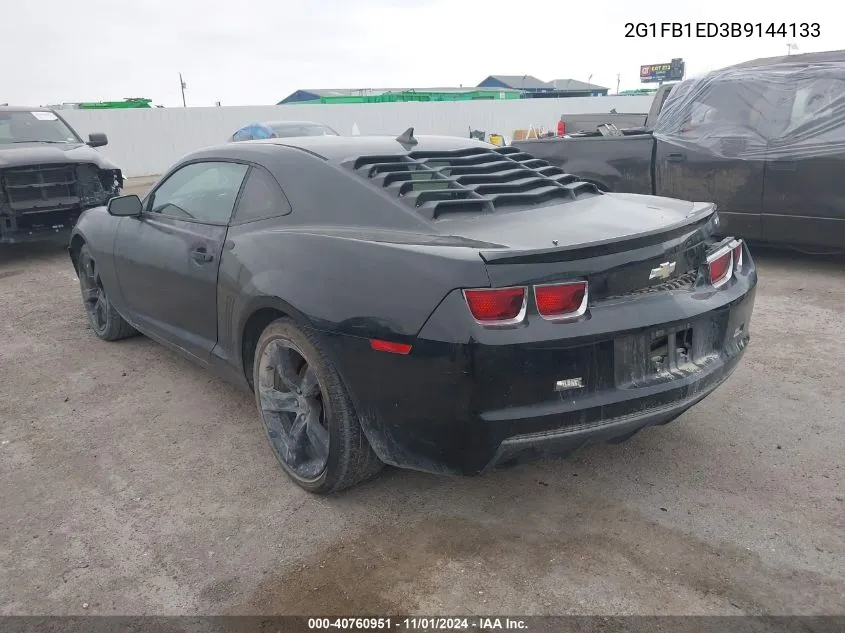 2011 Chevrolet Camaro 1Lt VIN: 2G1FB1ED3B9144133 Lot: 40760951