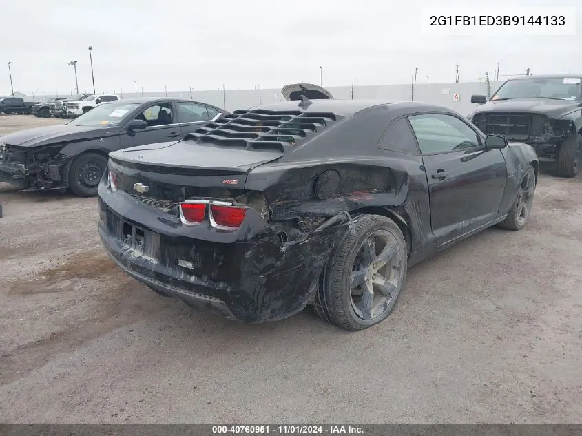 2011 Chevrolet Camaro 1Lt VIN: 2G1FB1ED3B9144133 Lot: 40760951