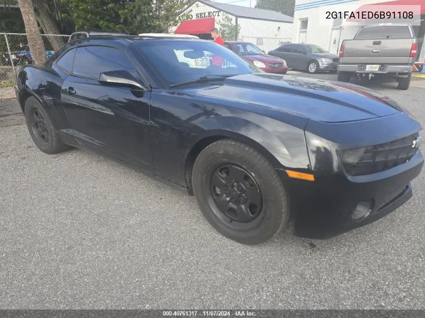 2011 Chevrolet Camaro 2Ls VIN: 2G1FA1ED6B91108 Lot: 40761317