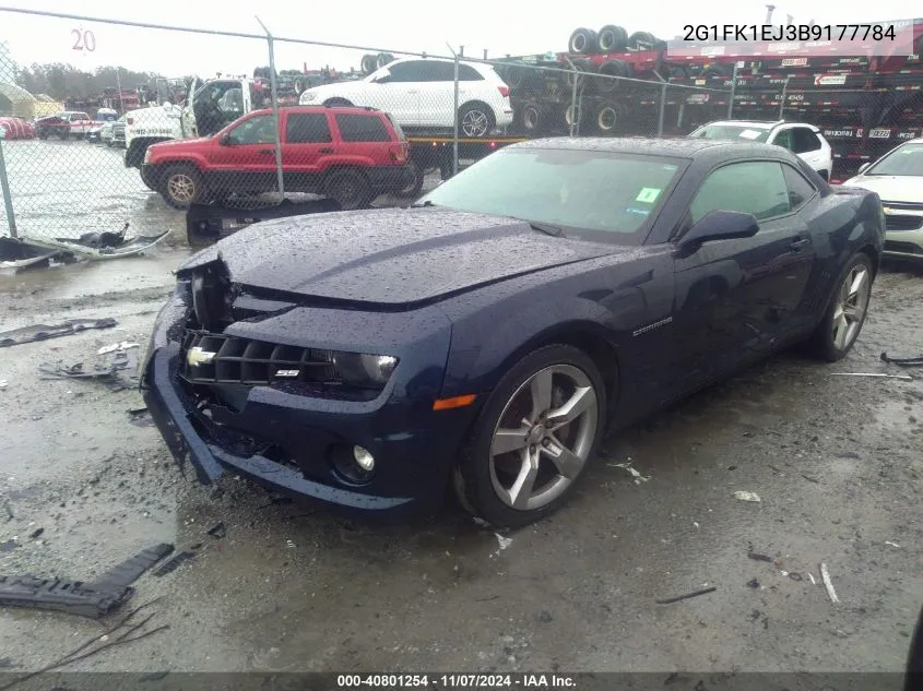 2011 Chevrolet Camaro 2Ss VIN: 2G1FK1EJ3B9177784 Lot: 40801254