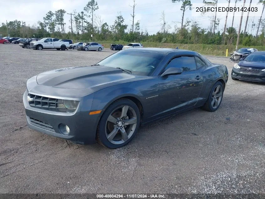 2011 Chevrolet Camaro 2Lt VIN: 2G1FC1ED0B9142403 Lot: 40804294