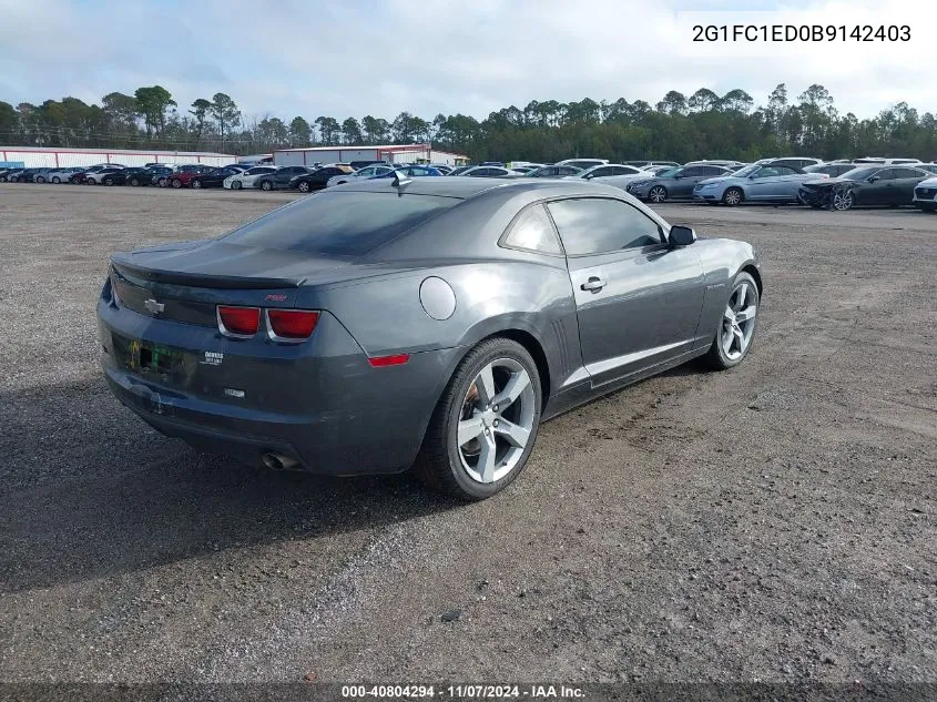 2011 Chevrolet Camaro 2Lt VIN: 2G1FC1ED0B9142403 Lot: 40804294