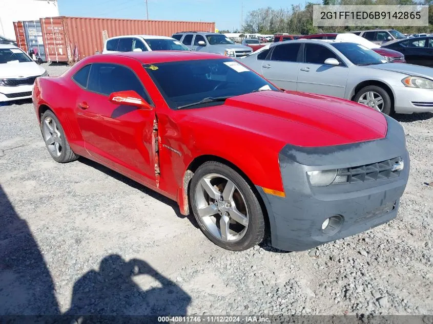 2011 Chevrolet Camaro 1Lt VIN: 2G1FF1ED6B9142865 Lot: 40811746