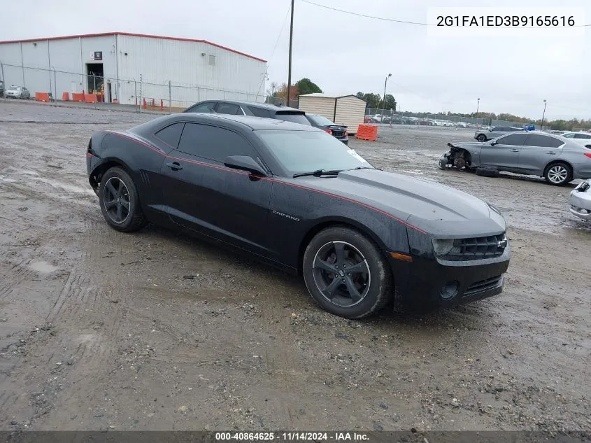 2011 Chevrolet Camaro 2Ls VIN: 2G1FA1ED3B9165616 Lot: 40864625