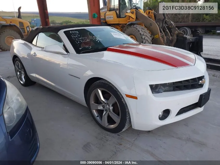 2012 Chevrolet Camaro 2Lt VIN: 2G1FC3D38C9128156 Lot: 39090056