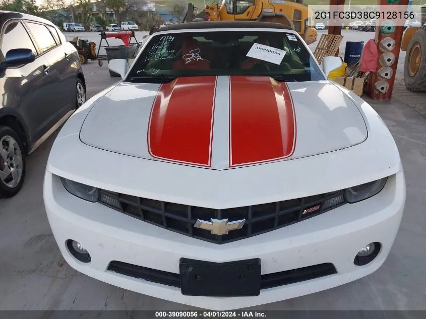 2012 Chevrolet Camaro 2Lt VIN: 2G1FC3D38C9128156 Lot: 39090056