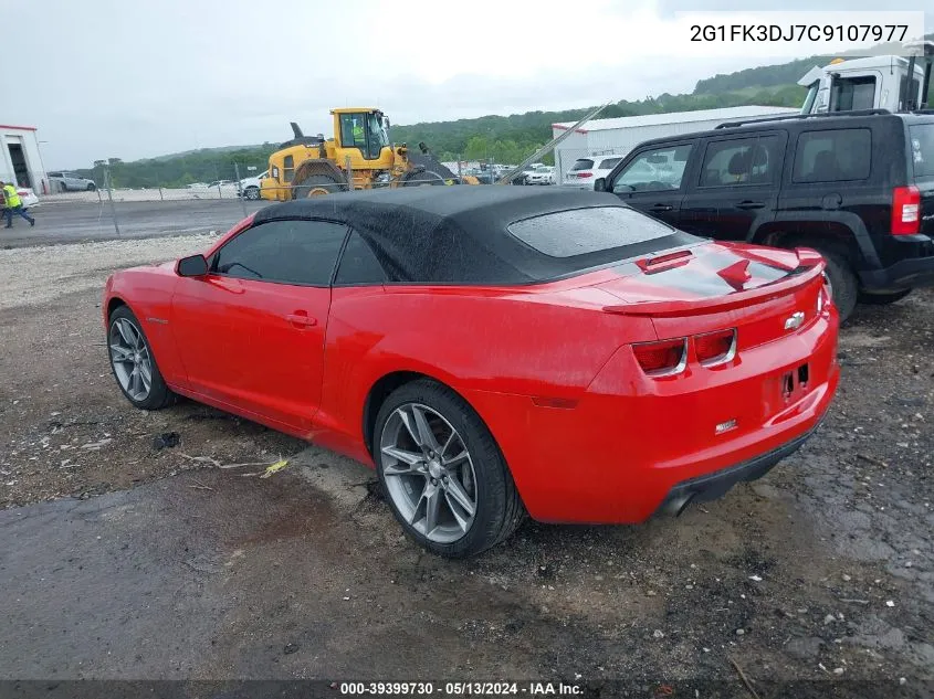 2G1FK3DJ7C9107977 2012 Chevrolet Camaro 2Ss