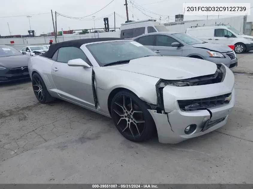 2012 Chevrolet Camaro 2Lt VIN: 2G1FC3D32C9122739 Lot: 39551087