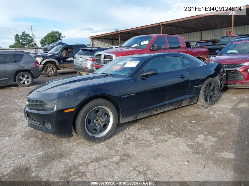 2012 Chevrolet Camaro 1Ls VIN: 2G1FE1E34C9124814 Lot: 39795920