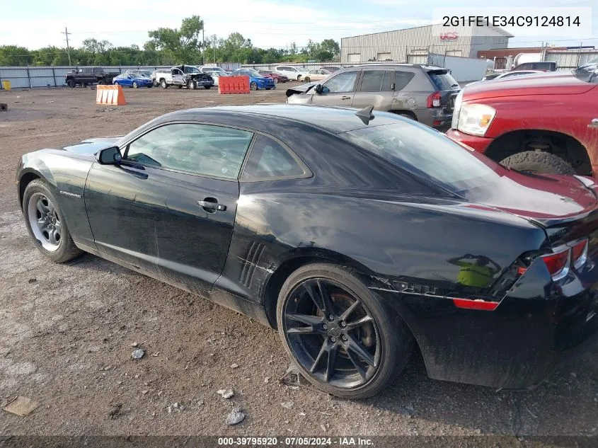 2012 Chevrolet Camaro 1Ls VIN: 2G1FE1E34C9124814 Lot: 39795920