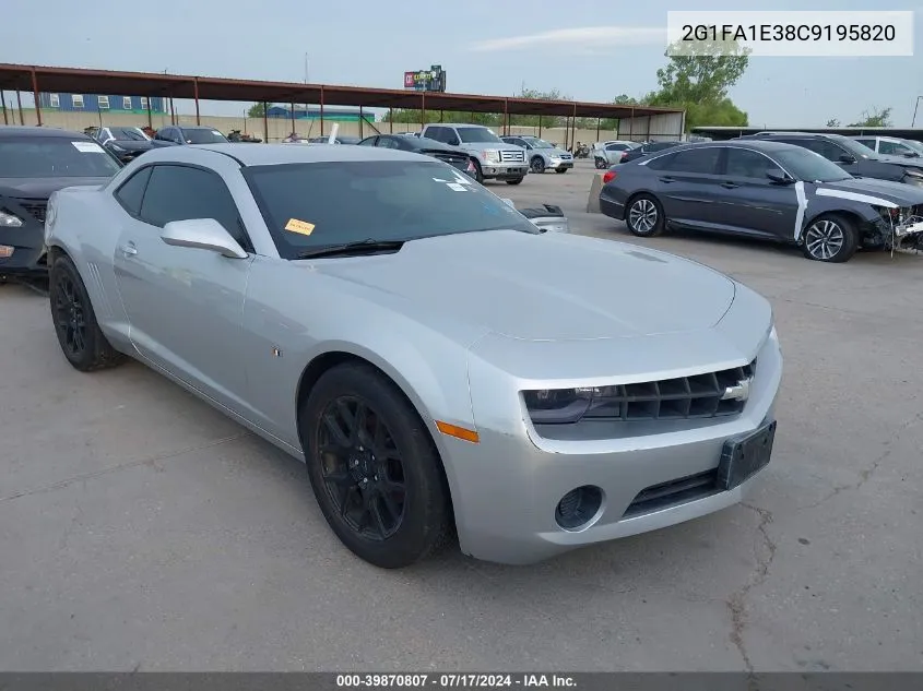 2012 Chevrolet Camaro 2Ls VIN: 2G1FA1E38C9195820 Lot: 39870807