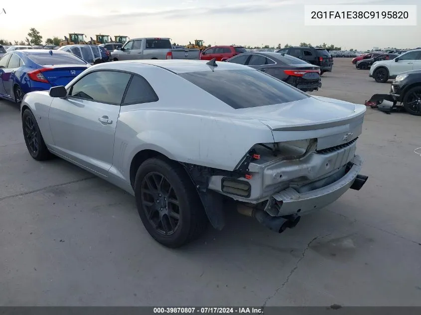 2012 Chevrolet Camaro 2Ls VIN: 2G1FA1E38C9195820 Lot: 39870807