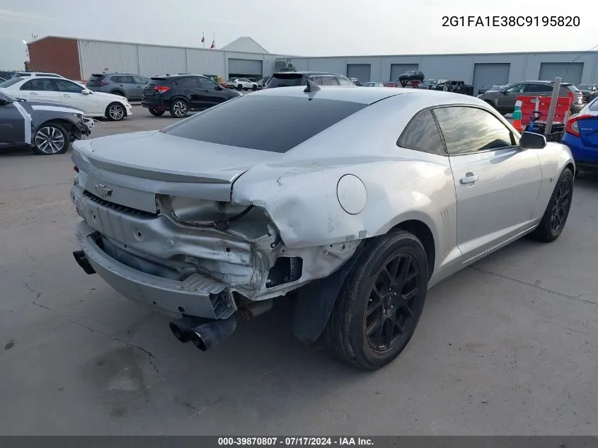 2012 Chevrolet Camaro 2Ls VIN: 2G1FA1E38C9195820 Lot: 39870807