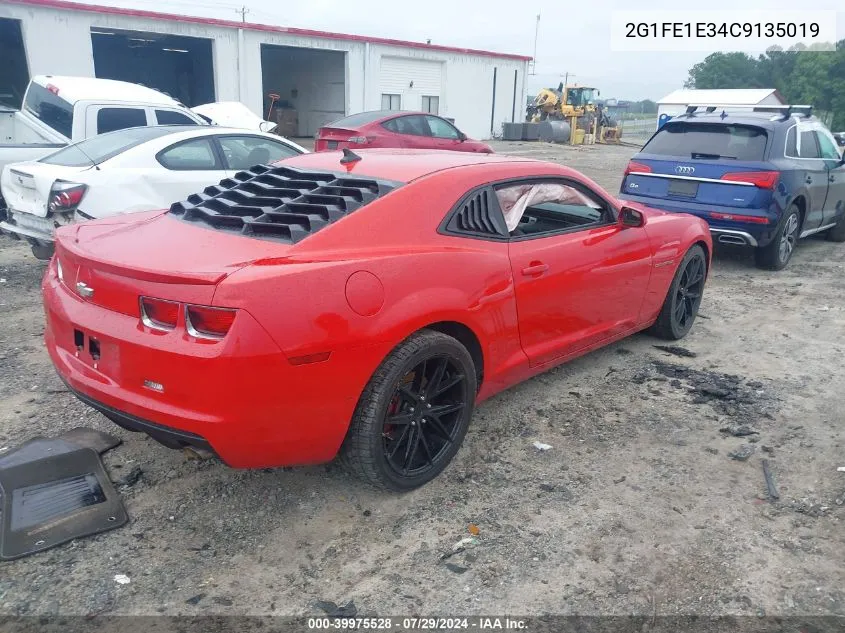 2G1FE1E34C9135019 2012 Chevrolet Camaro 1Ls