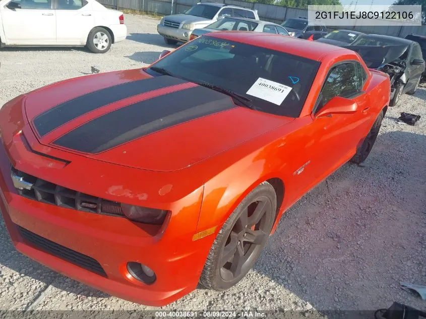 2012 Chevrolet Camaro 1Ss VIN: 2G1FJ1EJ8C9122106 Lot: 40038691