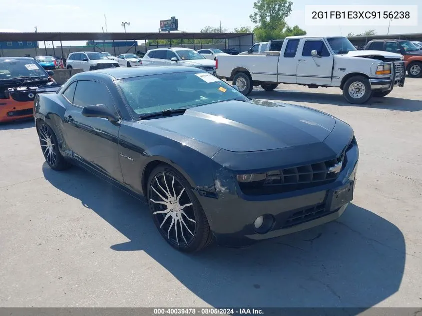 2G1FB1E3XC9156238 2012 Chevrolet Camaro 1Lt