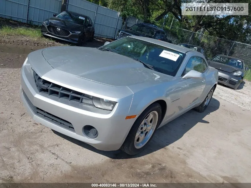 2G1FE1E37C9157600 2012 Chevrolet Camaro 1Ls