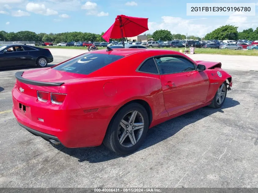 2G1FB1E39C9196780 2012 Chevrolet Camaro 1Lt